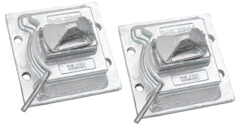 2 Pack Bolt On Dovetail Shipping Container Twist Lock