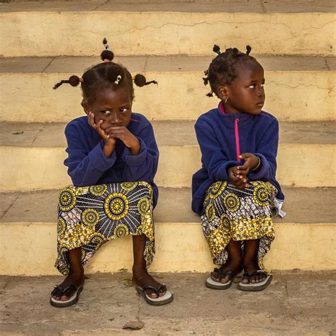 My Sister And Me Gorée Dakar Senegal African Children West