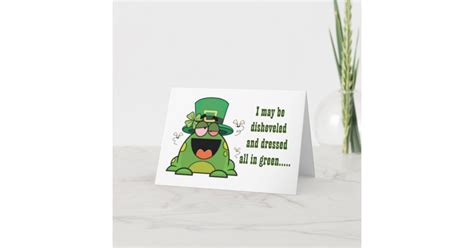 Funny Birthday Wishes From Silly Frog Card Zazzle