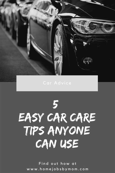 5 Easy Car Care Tips Anyone Can Use Car Care Tips Car Care Tips