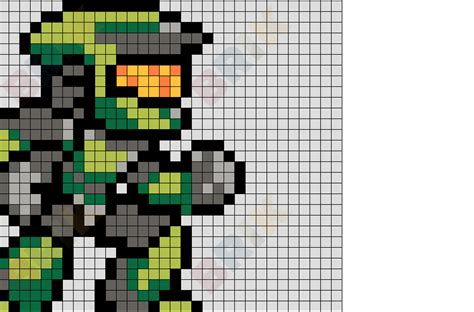 Pixel Art Grid Halo Pixel Art Grid Gallery