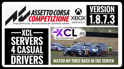 Assetto Corsa Competizione First XCL Server Race YouTube