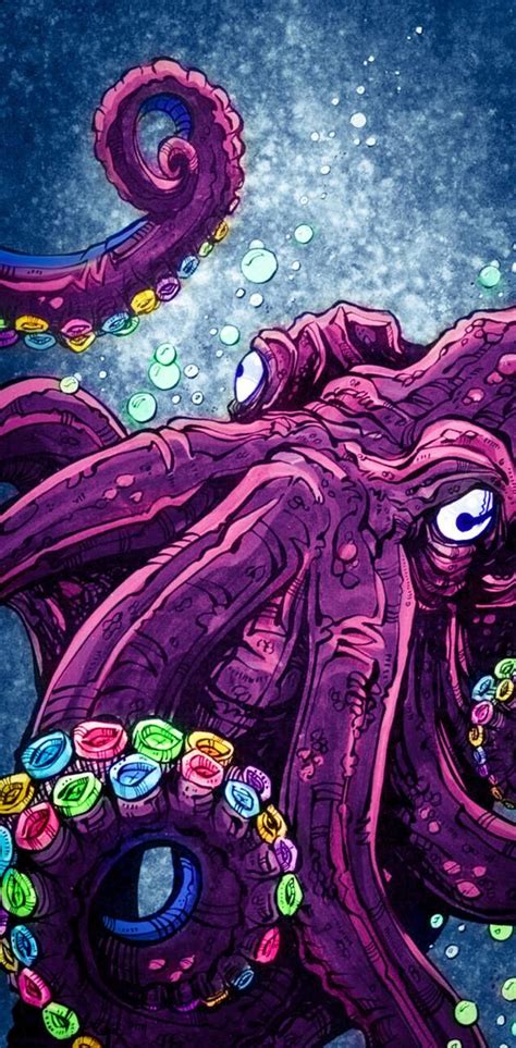 Colorful Octopus Wallpaper By Z7v12 46fe Free On Zedge Octopus