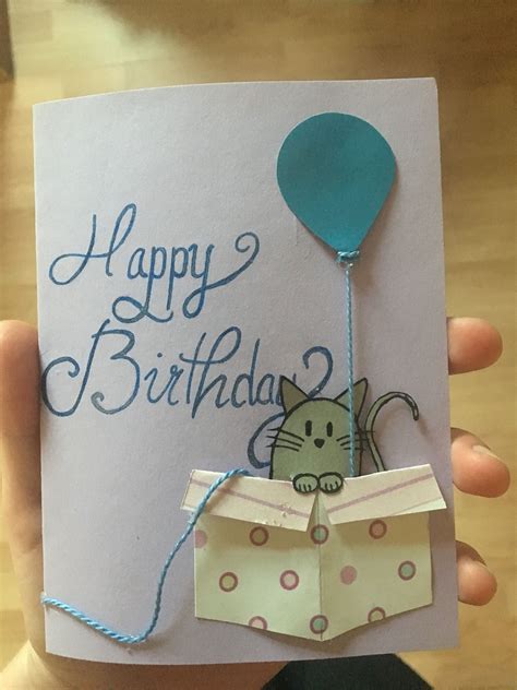 Handmade Cute Birthday Cards Virtual Bday Card