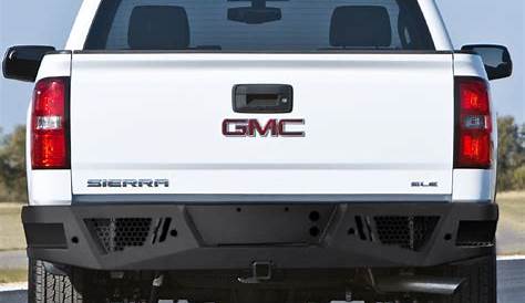 2007-2017 GMC Sierra 1500 Rear Bumper - BBR-SIE0715BK-A-WB