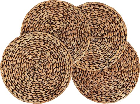 Cenboss Beautiful Woven Placemats Round Placemats For
