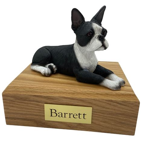 Boston Terrier Dog Statue