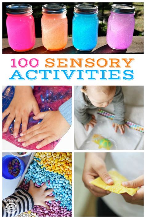 100 Sensory Activities Sensory Activities Sensory Crafts Kids Sensory