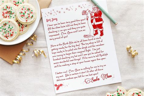 11 Free Letter From Santa Templates