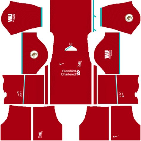 Kits Uniformes Para Fts Y Dream League Soccer Kits Uniformes Liverpool Fc Premier League