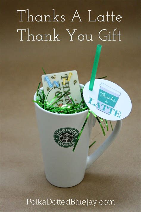 Thanks A Latte Thank You Gift Bosses Day Gifts Gifts For Your Boss