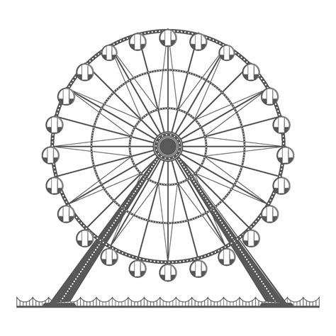 Ferris Wheel Illustration 2251488 Vector Art At Vecteezy