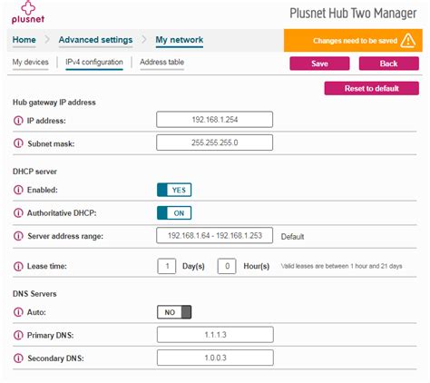 Fixed Plusnet Hub Two With Cloudflare Dns Plusnet Community