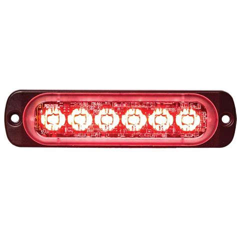 Buyers Products Company Led Red Horizontal Strobe Light 8891903 The