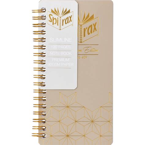 Spirax Platinum Slimline Notebook Assorted Each Woolworths