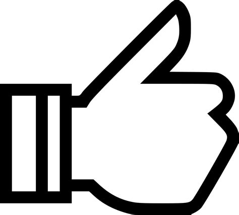 Marketing Like Thumbs Up Svg Png Icon Free Download 545293