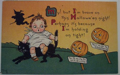Vintage Halloween Postcard Sam Gabriel Halloween Series No Flickr