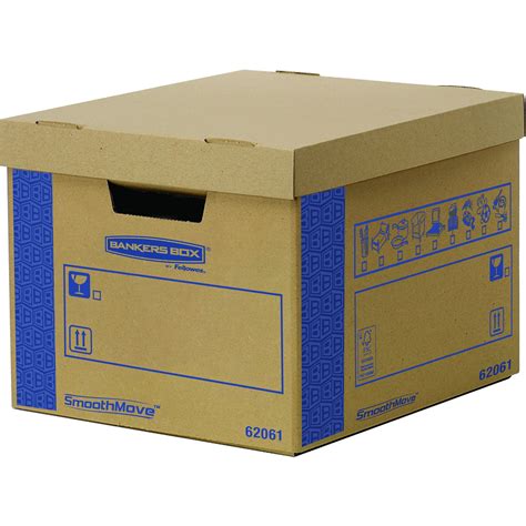 5 bankers box smoothmove prime heavy duty double wall 47 litre cardboard moving and storage