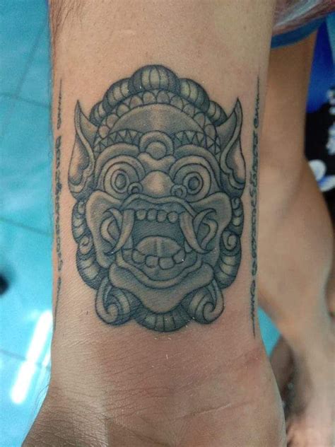 Gorgeously Soft Shading On This Custom Thai Yak Tattoo For Alex Done Bamboo Style By Dr Add