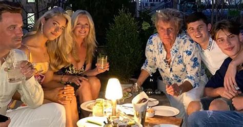 Rod Stewart And Wife Penny Lancaster Enjoy Night Out With Sons In New York Daily Record