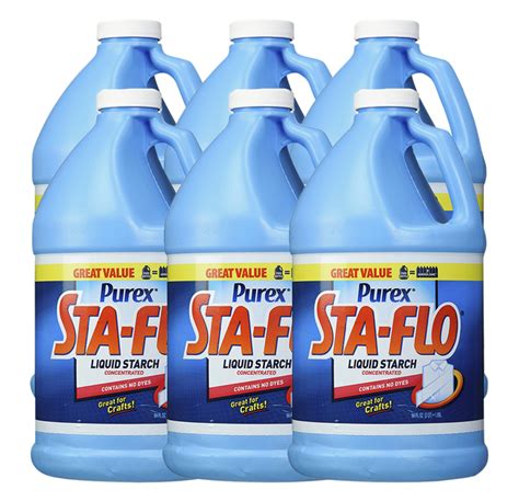 Purex Sta Flo Liquid Starch 64 Ounces Pack Of 6