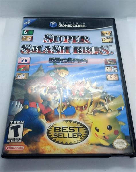 Super Smash Bros Melee Item Box And Manual Gamecube