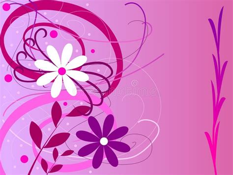 Pink Abstract Floral Background Stock Illustrations 263395 Pink