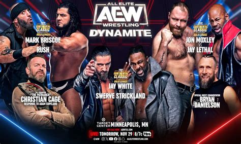 Aew Dynamite Preview Tonight 112923 Continental Classic Continues