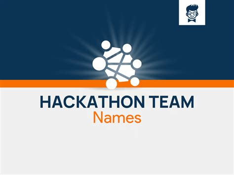 600 Cool Hackathon Team Names Ideas Generator Brandboy