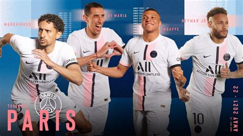 Psg Unveils A New White And Pink Away Jersey