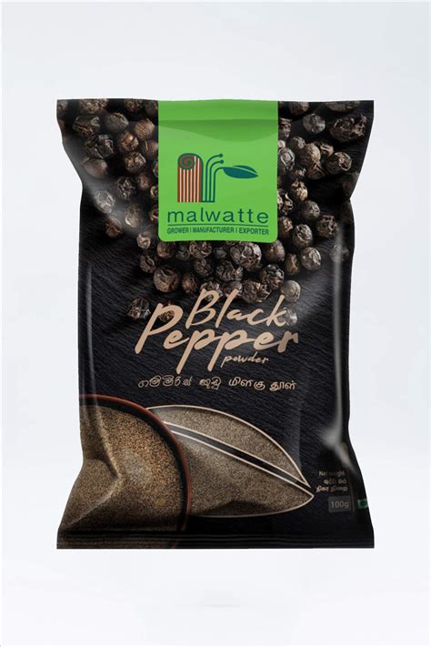 Black Pepper Powder Malwatte Valley Plantations Plc
