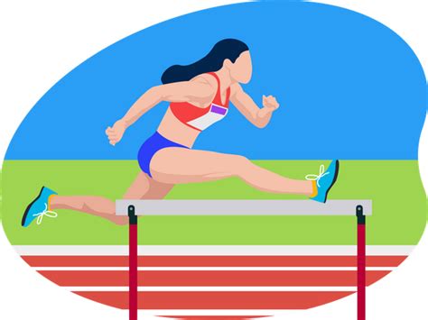 13 Hurdles Run Illustrations Free In Svg Png Eps Iconscout
