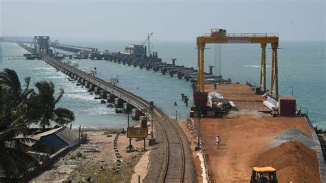 Assembling Of Vertical Lift For New Pamban Bridge To Start Soon The Hindu