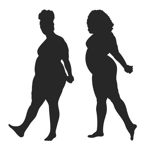 Fat Woman Silhouette Images Free Download On Freepik