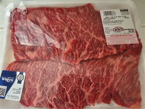 Enjoy Delicious American Wagyu Beef Loin Flap Meat Steaks From Costco Edel Alon
