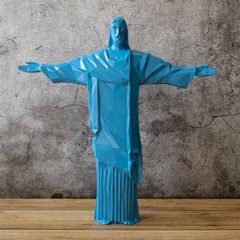 New Christ The Protector Statue Modern Sculpture Artist