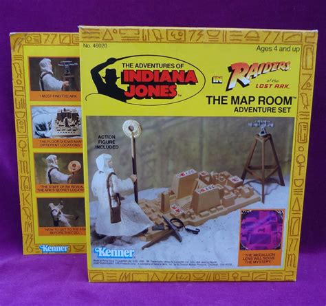 1982 The Map Room Indiana Jones Raiders Of The Lost Ark Jeu Etsy