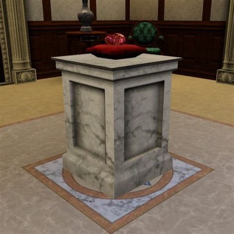 Mod The Sims Marble Pedestal