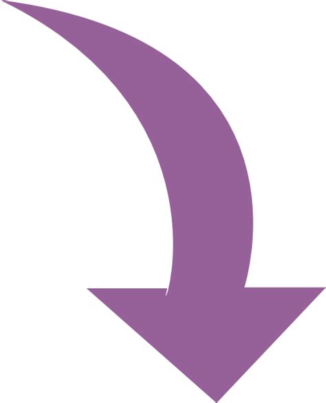 Download Arrows Svg Rustic Purple Curved Arrow Png Png Image With No