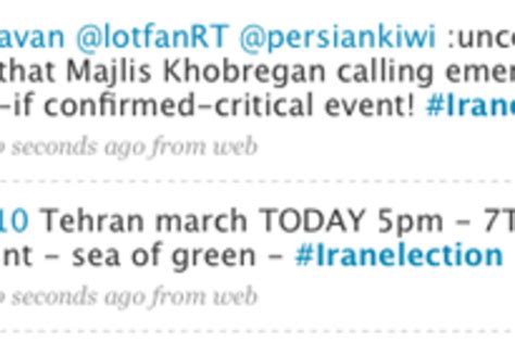 The Tweets Heard Round The World Twitter Spreads Word Of Iranian