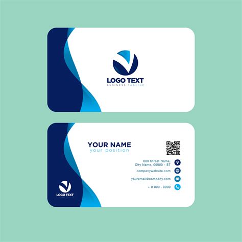 Modern Professional Visiting Card Template Free Customize Digital Designs