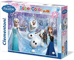 Clementoni Puzzle Supercolor Maxi Frozen Pezzi Amazon It Giochi E Giocattoli