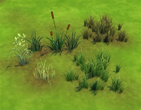 Liberated Grassreeds By Plasticbox At Mod The Sims Sims 4 Updates