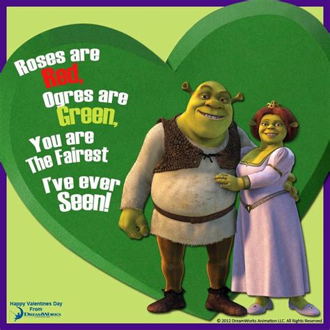 Shrek And Fiona Valentines Day E Cards Know Your Meme