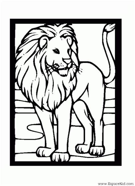 Coloriage Lion à Imprimer Dans Les Coloriages Félin Dessin à Imprimer