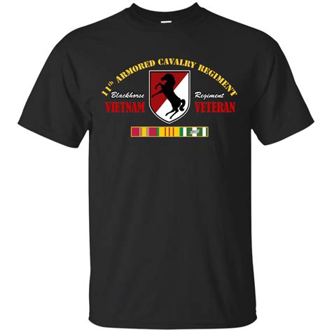11th Armored Cavalry Regiment Vietnam Veteran Shirts Blackhorse Teesmiley