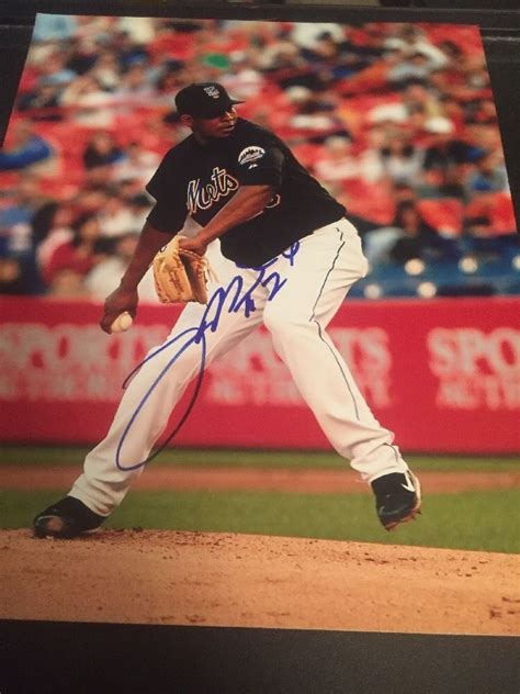 Jorge sosa is a professional baseball player. Jorge Sosa New York Mets Autographed Photo Braves Cardinals | New york mets, Braves, Mets