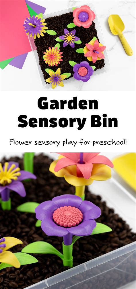 Garden Sensory Bin Fireflies And Mud Pies