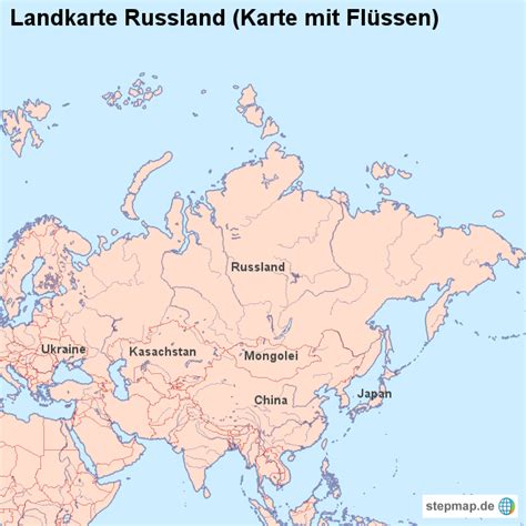 Diese karten sind urspünglich dafür gemacht worden, bei fundortangaben von sammlungen in museumsbeständen eine orientierung zu. Russland Fluss Karte