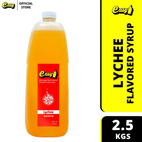 Easy Brand Lychee Syrup 25kg Shopee Philippines